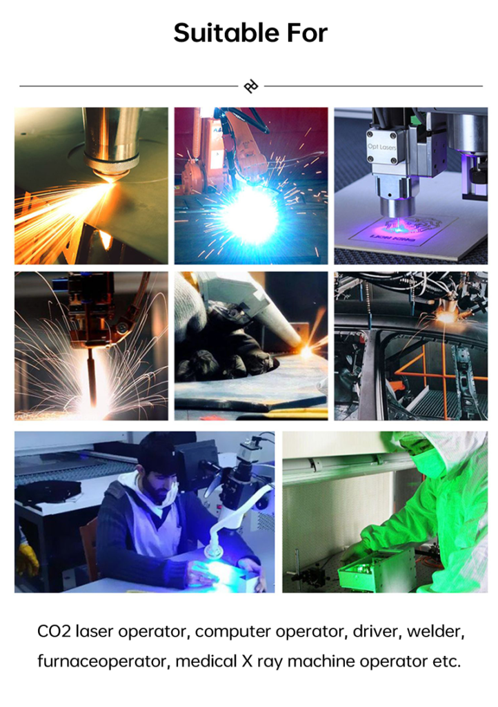 Laser veiligheidsbril Laser Vision heldere lens met bescherm hoes